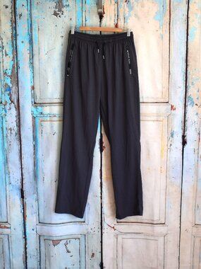 Unisex New Sport Closet Stretch Active Ultra Quick Drying Pants Joggers XL Gray